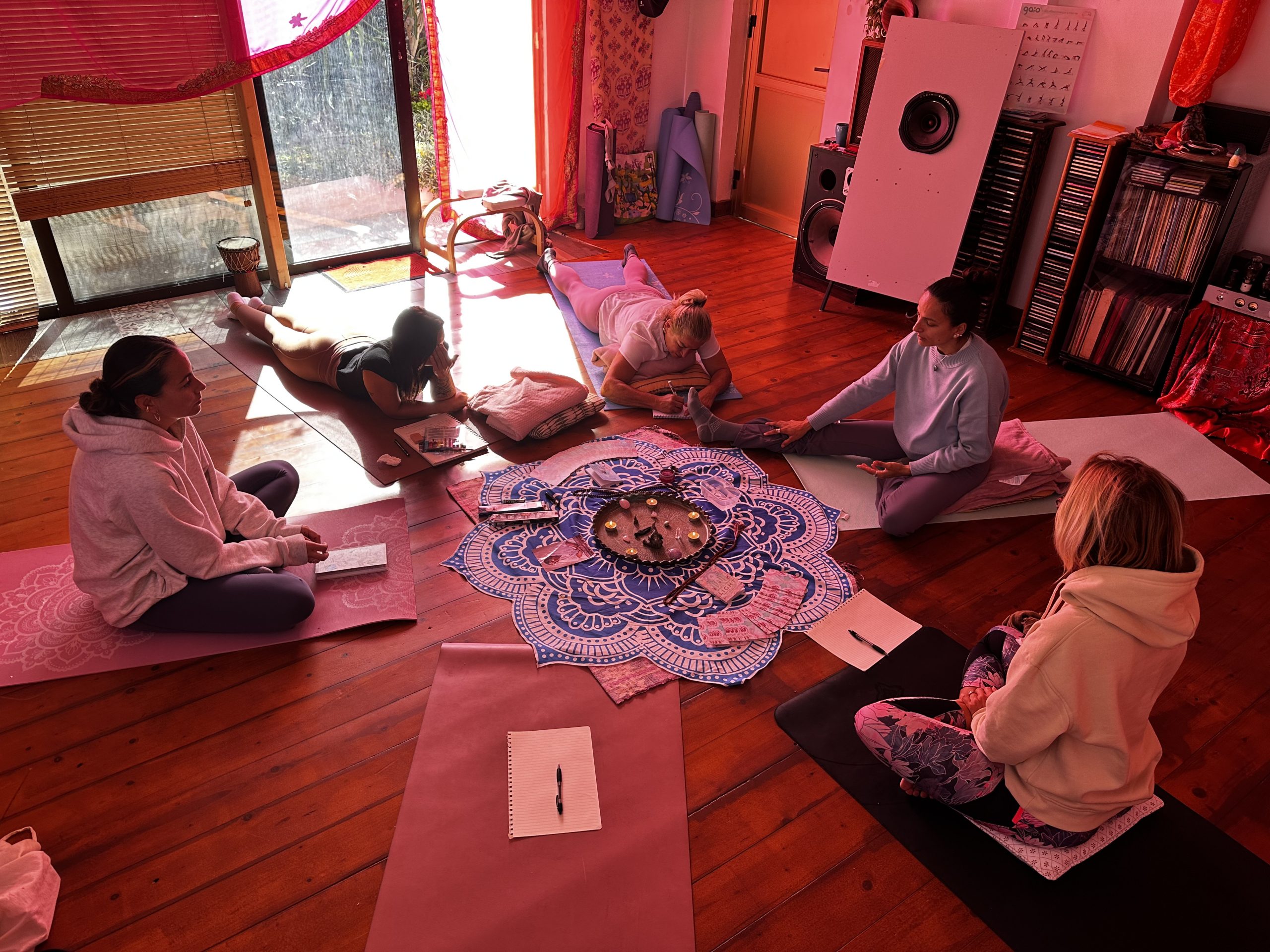 Participants of the yoga retreat in Tenerife